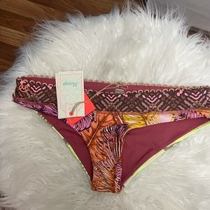 Tropical Palm Dancing Flowers Maaji bikini bottom